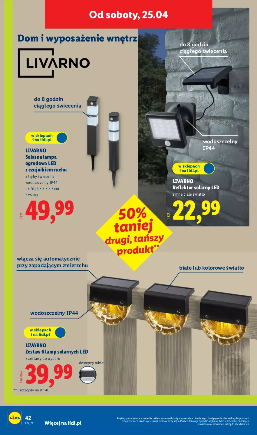 Gazetka promocyjna Lidl - Katalog ważny od 20.04 - ważna 20.04 do 26.04.2026 - strona 56 - produkty: Ivar, Lampa, Reflektor
