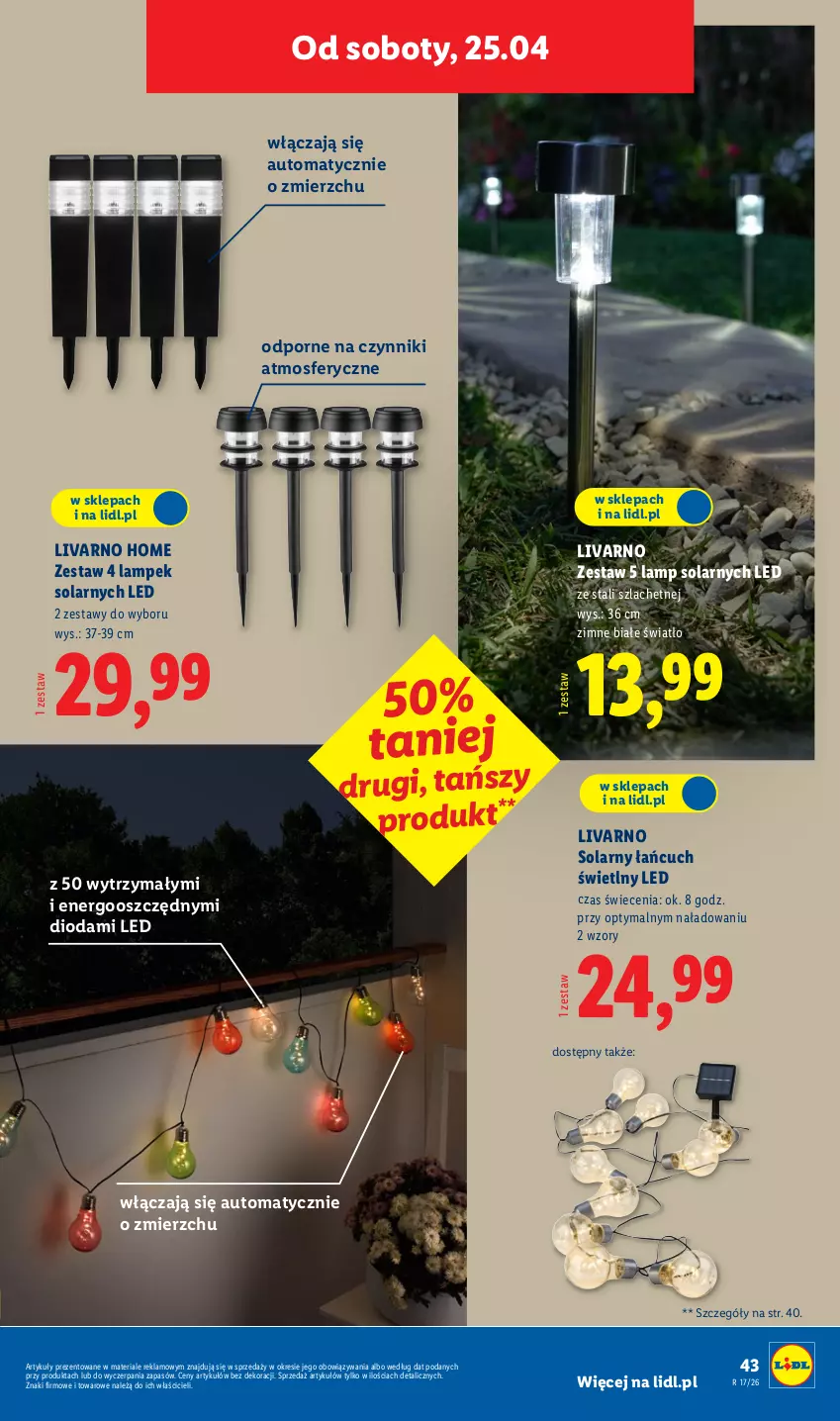 Gazetka promocyjna Lidl - Katalog ważny od 20.04 - ważna 20.04 do 26.04.2026 - strona 57 - produkty: Ivar, Por