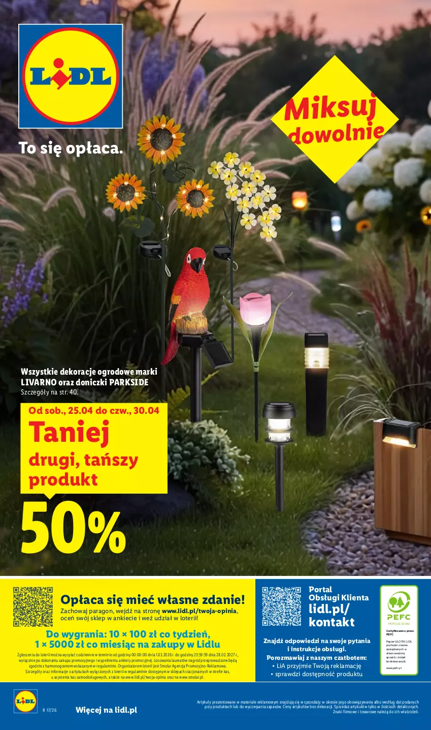 Gazetka promocyjna Lidl - Katalog ważny od 20.04 - ważna 20.04 do 26.04.2026 - strona 62 - produkty: Gra, Ivar, Laur, Mola, Papier, Parkside, Por, Portal