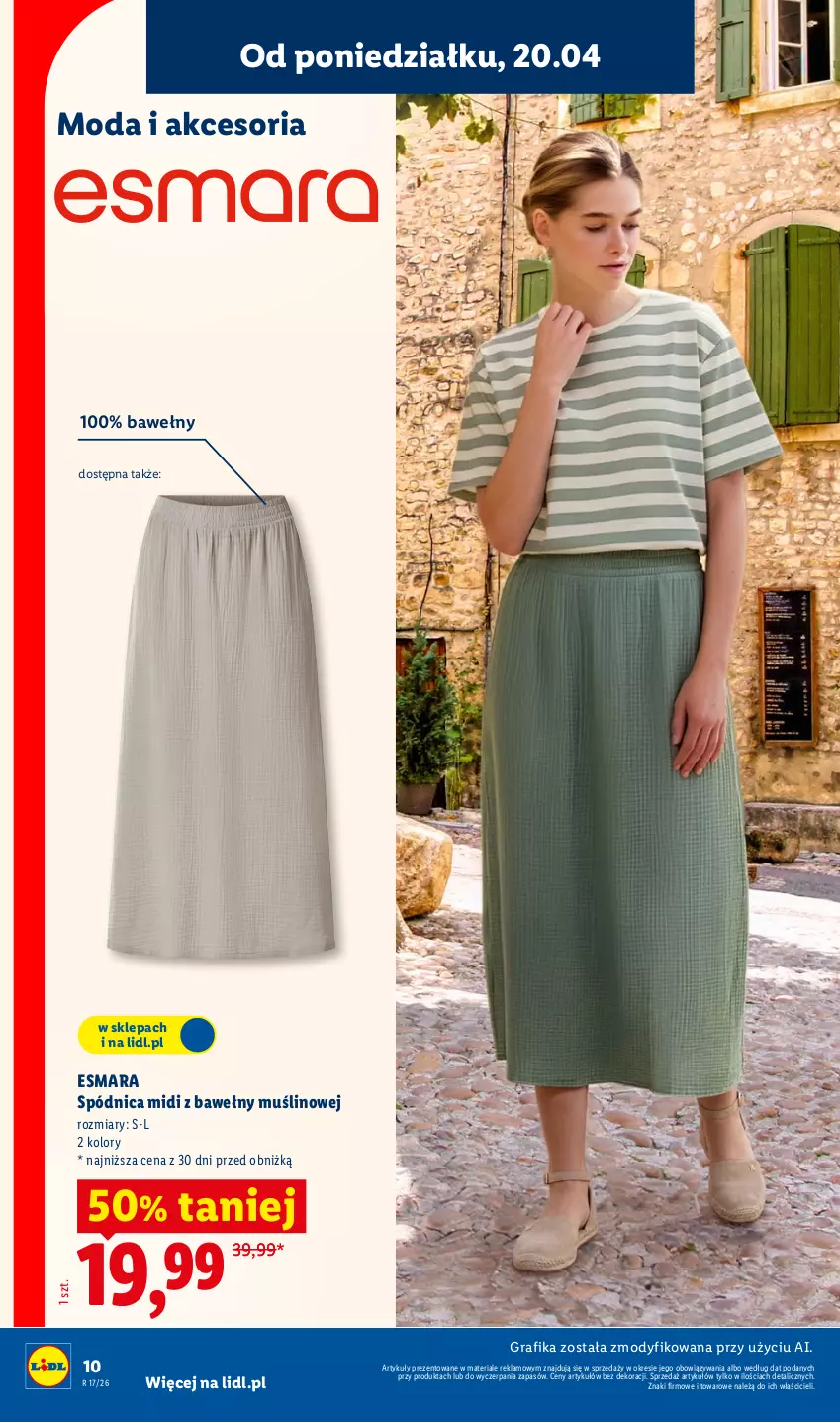 Gazetka promocyjna Lidl - Katalog ważny od 20.04 - ważna 20.04 do 26.04.2026 - strona 8 - produkty: Gra, Grafika, Moda, Spódnica