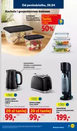 Gazetka promocyjna Lidl - Katalog ważny od 20.04 - Gazetka - ważna od 26.04 do 26.04.2026 - strona 21 - produkty: Silvercrest, Czajnik elektryczny, Czajnik, Kuchnia, Organizer, Pojemnik, Toster