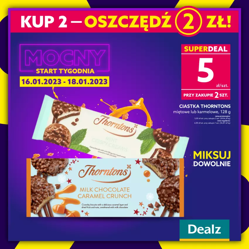 Gazetka promocyjna Dealz - WIELKIE OSZCZĘDZANIEMocny Start Tygodnia w Dealz! - ważna 16.01 do 18.01.2023 - strona 5 - produkty: Ciastka