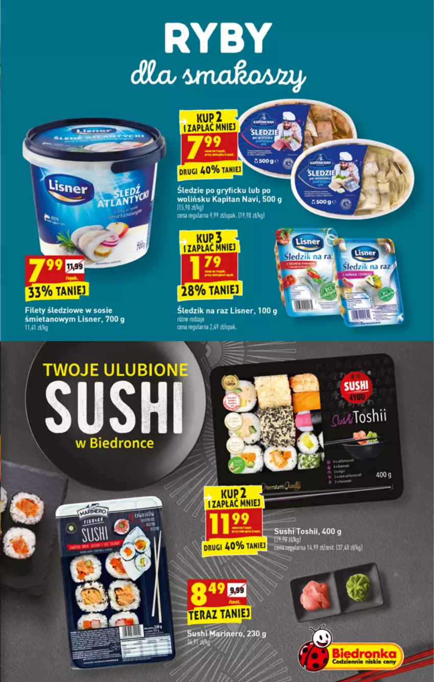 Gazetka promocyjna Biedronka - W tym tygodniu - ważna 11.10 do 16.10.2021 - strona 19 - produkty: Gry, Lisner, Sos, Sushi