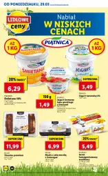 Gazetka promocyjna Lidl - GAZETKA - Gazetka - ważna od 31.03 do 31.03.2021 - strona 22 - produkty: Jogurt naturalny, Ser, Por, Piątnica, Jogurt, Rolmlecz, Serek homogenizowany, Serek, Masło