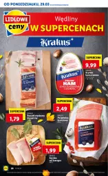 Gazetka promocyjna Lidl - GAZETKA - Gazetka - ważna od 31.03 do 31.03.2021 - strona 26 - produkty: Polędwica, Krakus, Sos, Ser, Gra, Szynka konserwowa, Szynka, Boczek