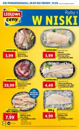 Gazetka promocyjna Lidl - GAZETKA - Gazetka - ważna od 31.03 do 31.03.2021 - strona 28 - produkty: Polędwica, Halibut, Miruna, Mintaj, Dorsz