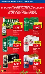 Gazetka promocyjna Lidl - GAZETKA - Gazetka - ważna od 31.03 do 31.03.2021 - strona 54 - produkty: NBA, Kasztelan, Warka, Carlsberg, Harnaś, Lech Premium
