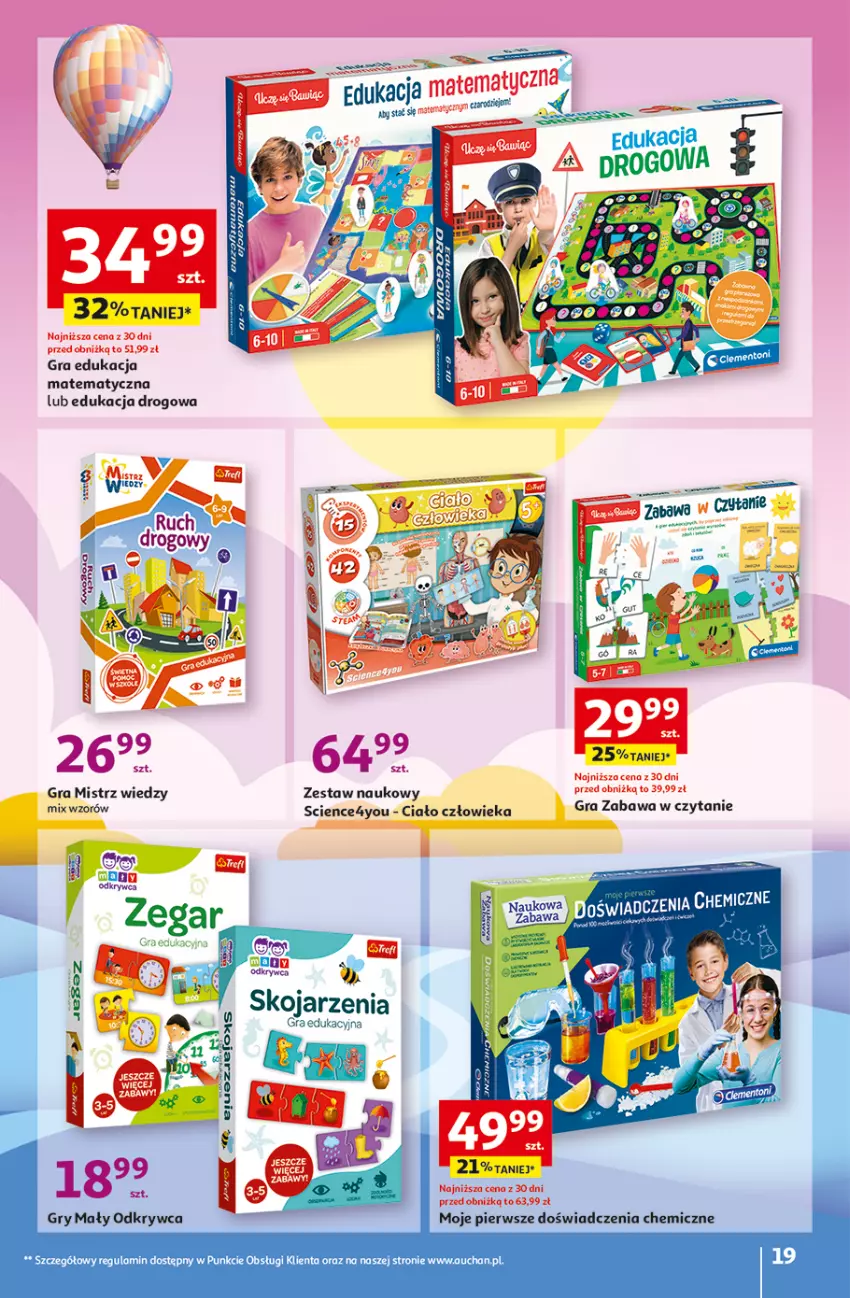 Gazetka promocyjna Auchan - Gazetka TANIE zakupy Hipermarket Auchan - ważna 24.08 do 30.08.2023 - strona 19 - produkty: Gra, Gry