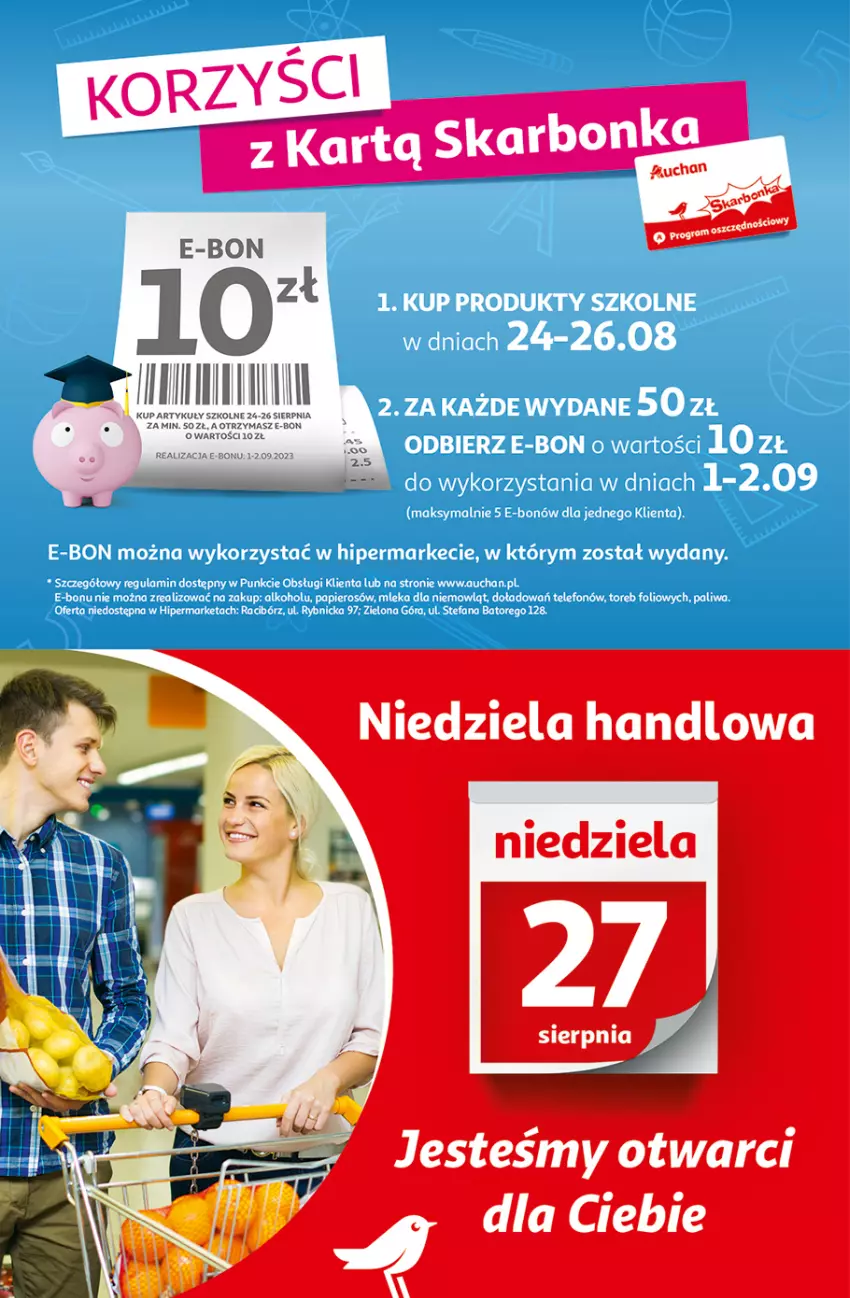 Gazetka promocyjna Auchan - Gazetka TANIE zakupy Hipermarket Auchan - ważna 24.08 do 30.08.2023 - strona 2