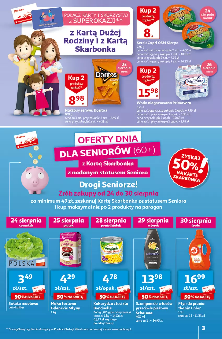 Gazetka promocyjna Auchan - Gazetka TANIE zakupy Hipermarket Auchan - ważna 24.08 do 30.08.2023 - strona 3