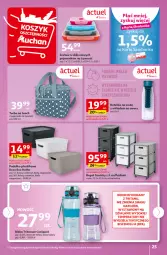 Gazetka promocyjna Auchan - Gazetka TANIE zakupy Hipermarket Auchan - Gazetka - ważna od 30.08 do 30.08.2023 - strona 25 - produkty: Sok, Pojemnik, Regał, Torba, Pudełko, Owoce, Cappuccino
