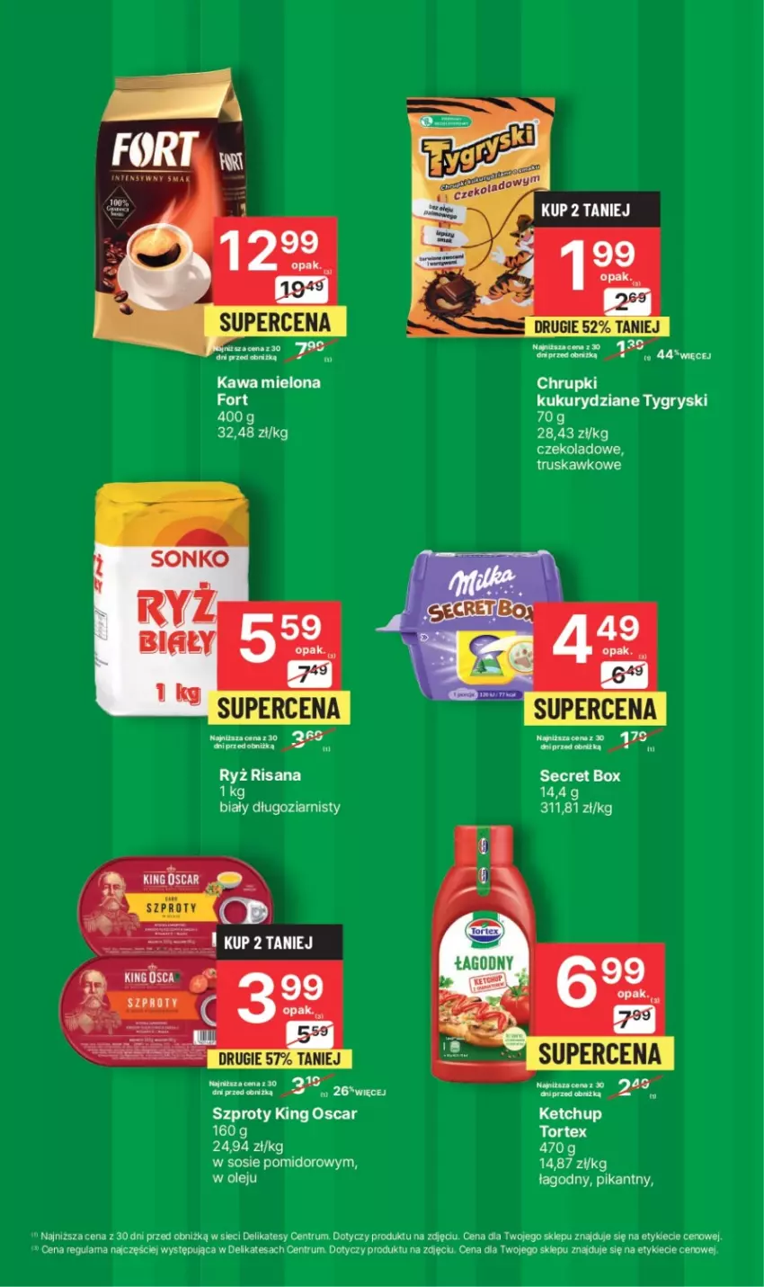 Gazetka promocyjna Delikatesy Centrum - Gazetka DC42 pon-sr - ważna 30.10 do 01.11.2023 - strona 6 - produkty: Chrupki, Gry, Isana, Kawa, Kawa mielona, Risana, Rum, Ryż, Sos, Szprot