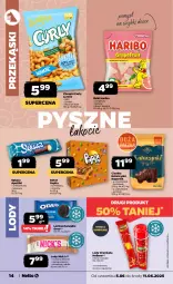 Gazetka promocyjna Netto - Od Czwartku - Gazetka - ważna od 11.06 do 11.06.2025 - strona 14 - produkty: Banany, Ciastka, Ser, Koc, Chrupki, Lody, Sękacz, Oranżada, Hellena, Baton, Lorenz, Deser, Kakao, Haribo, Mango, Oreo, Grejpfrut
