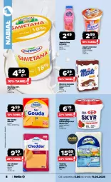 Gazetka promocyjna Netto - Od Czwartku - Gazetka - ważna od 11.06 do 11.06.2025 - strona 8 - produkty: Cheddar, Ser, Isla, Twaróg, Jogurt owocowy, Piątnica, Zott, Jogurt, Mlekovita, Twaróg półtłusty, Gouda, Mleczna kanapka, Jogurt pitny, Monte, Mleko