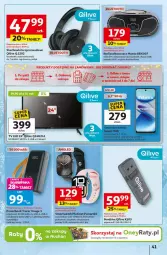Gazetka promocyjna Auchan - Święta jak babcię kocham Hipermarket - Gazetka - ważna od 19.11 do 19.11.2025 - strona 41 - produkty: Por, Acer, Amol, Pendrive, Słuchawki, Radioodtwarzacz, Smartwatch, Słuchawki bezprzewodowe, HD ready, Krokomierz, Powerbank, Manta, PLATINET, Fa
