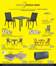 Gazetka promocyjna Jysk - Oferta tygodnia - Gazetka - ważna od 16.04 do 16.04.2023 - strona 8 - produkty: Sok, Por, Stół, Parasol, Tran, Krzesło, Siedzisko, Poduszka, Olej