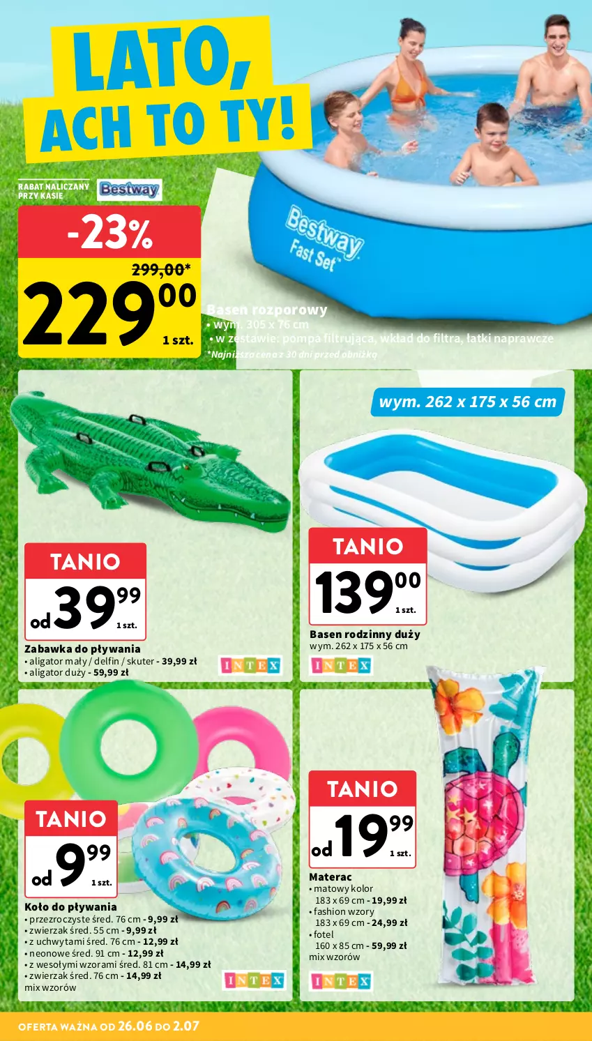 Gazetka promocyjna Intermarche - Gazetka promocyjna - ważna 26.06 do 02.07.2025 - strona 34 - produkty: Fa, Fotel, Materac, Por, Tera, Zabawka