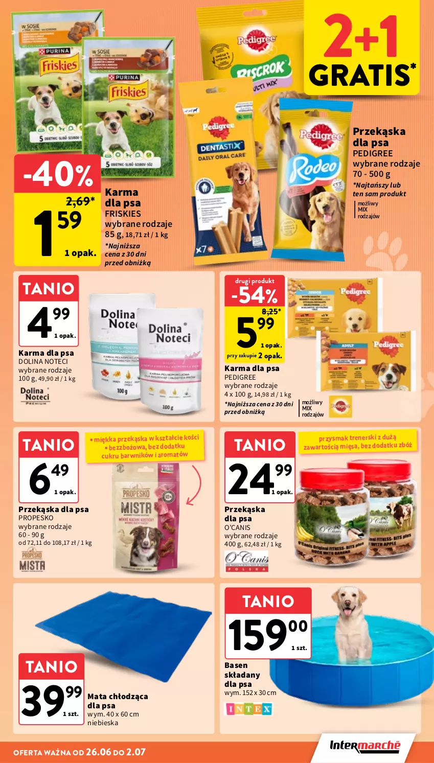 Gazetka promocyjna Intermarche - Gazetka promocyjna - ważna 26.06 do 02.07.2025 - strona 37 - produkty: Friskies, Gra, Mata chłodząca, Pedigree
