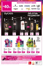 Gazetka promocyjna Hebe - Gazetka - Gazetka - ważna od 10.08 do 10.08.2022 - strona 16 - produkty: Nature Box, O nas, Dres, Avocado, Puder, Szampon, Syoss, Lakier do włosów, Odżywka, Got2b, Olej, Lakier, Farba do włosów, Fa