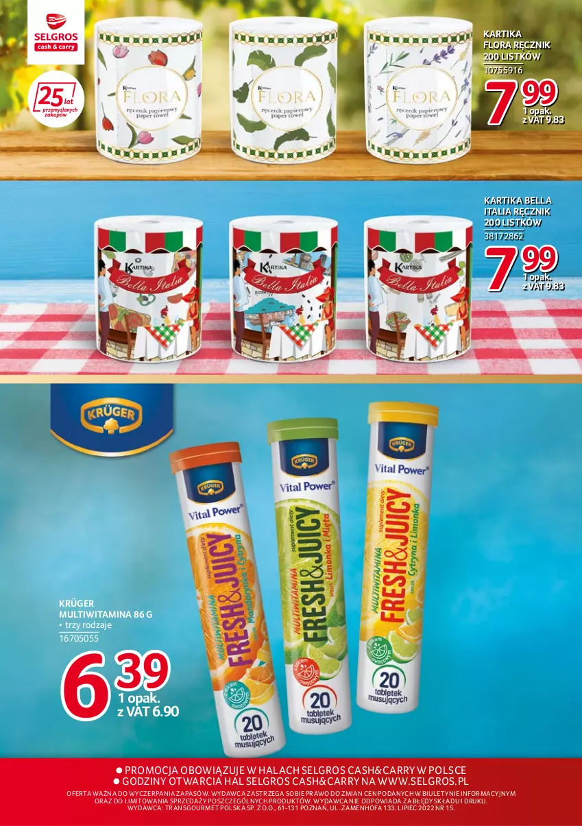 Gazetka promocyjna Selgros - Katalog Markowe Produkty - ważna 22.04 do 31.12.2022 - strona 16 - produkty: Bell, Bella, Fa, Flora, LG, Piec, Ręcznik, Tran