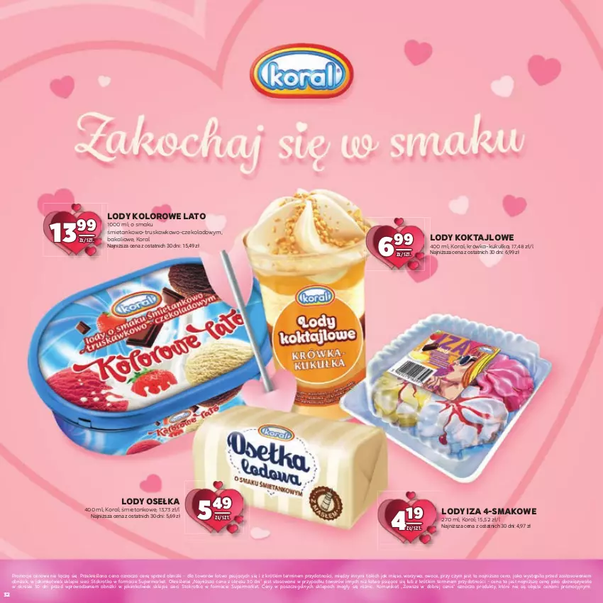 Gazetka promocyjna Stokrotka - Katalog Walentynkowy - ważna 06.02 do 19.02.2025 - strona 32 - produkty: Lody, Mięso, Owoce, Warzywa