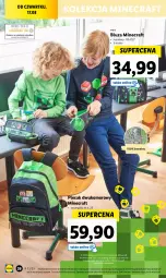Gazetka promocyjna Lidl - GAZETKA - Gazetka - ważna od 19.08 do 19.08.2023 - strona 28 - produkty: Minecraft, Ser, Plecak, Bluza