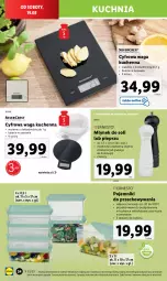 Gazetka promocyjna Lidl - GAZETKA - Gazetka - ważna od 19.08 do 19.08.2023 - strona 38 - produkty: Top, Por, Kuchnia, Młynek, Pojemnik, Pieprz, Waga, Fa