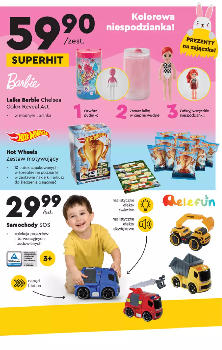 Gazetka promocyjna Biedronka - Okazje tygodnia - ważna 29.03 do 14.04.2021 - strona 15 - produkty: Barbie, Lalka, Pojazd, Pudełko, Sos