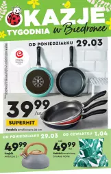 Gazetka promocyjna Biedronka - Okazje tygodnia - Gazetka - ważna od 14.04 do 14.04.2021 - strona 1 - produkty: Pościel, Czajnik, Ambition, , Patelnia