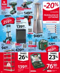Gazetka promocyjna Selgros - Oferta przemysłowa - Gazetka - ważna od 01.12 do 01.12.2021 - strona 38 - produkty: Piec, Ser, Szlifierka kątowa, Tarka, Regał, Wkręt, Wózek, Wkrętarka, Szlifierka, Laser krzyżowy, Regał metalowy, Akumulator