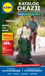 Gazetka promocyjna Lidl - GAZETKA - Gazetka - ważna od 01.03 do 01.03.2025 - strona 1 - produkty: Parkside, Sok, Koc, Kuchnia, Moda, Dzieci, Ogród