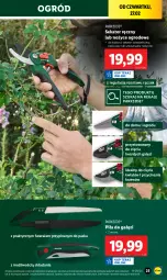 Gazetka promocyjna Lidl - GAZETKA - Gazetka - ważna od 01.03 do 01.03.2025 - strona 27 - produkty: Parkside, Piła do gałęzi, Noż, Nożyczki, Nożyce, Sekator, Tera, Ogród