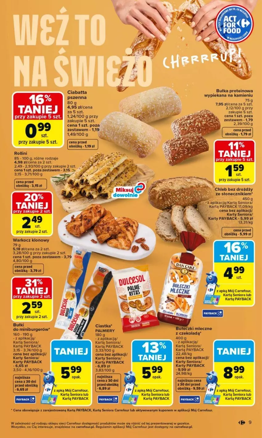 Gazetka promocyjna Carrefour - Gazetka Carrefour, Market od poniedziałku! - ważna 16.03 do 21.03.2026 - strona 11 - produkty: Burger, Chleb, Koc