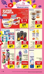 Gazetka promocyjna Carrefour - Gazetka Carrefour, Market od poniedziałku! - Gazetka - ważna od 21.03 do 21.03.2026 - strona 22 - produkty: Mus, Gra, Anew, Danone, Piątnica, Jogurt, Actimel, Bakoma, Danio, Jogurt pitny, Fa