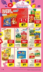 Gazetka promocyjna Carrefour - Gazetka Carrefour, Market od poniedziałku! - Gazetka - ważna od 21.03 do 21.03.2026 - strona 30 - produkty: Orzeszki, Dr Gerard, Chipsy, Bajgle, Aksam, Artur, Orzeszki ziemne, Krakersy