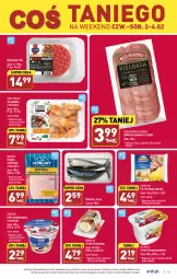 Gazetka promocyjna Aldi - Pełny katalog - Gazetka - ważna od 04.02 do 04.02.2023 - strona 15 - produkty: Kurczak, Top, Ser, Rolmlecz, Tusz, Serek homogenizowany, Szynka, Serek, Serek twarogowy, Burger, Skrzydełka z kurczaka, Morliny, Hochland, Kiełbasa, Kefir