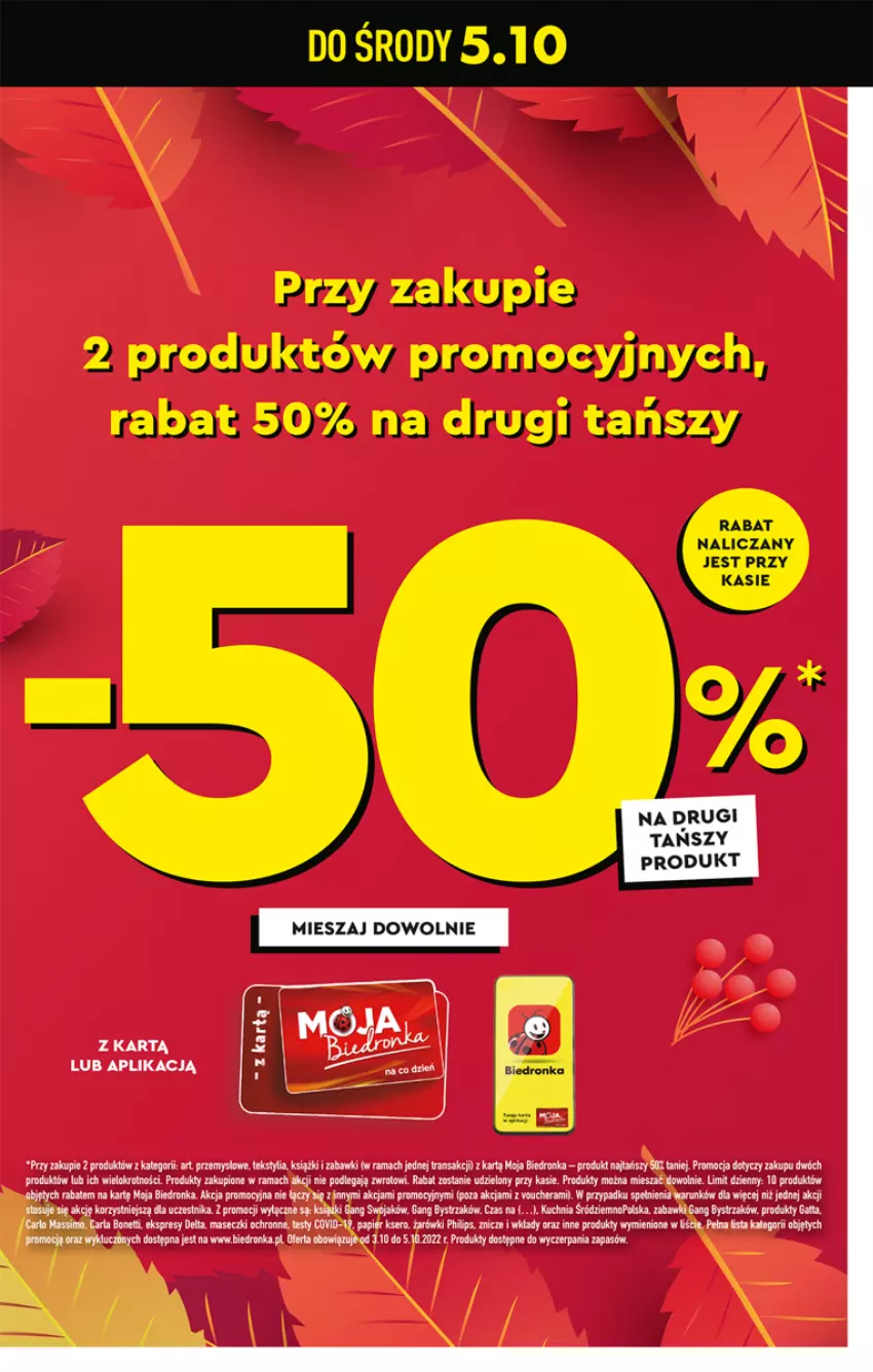 Gazetka promocyjna Biedronka - ważna 03.10 do 05.10.2022 - strona 3 - produkty: Gatta, Kuchnia, Rama, Ser, Tran, Znicz