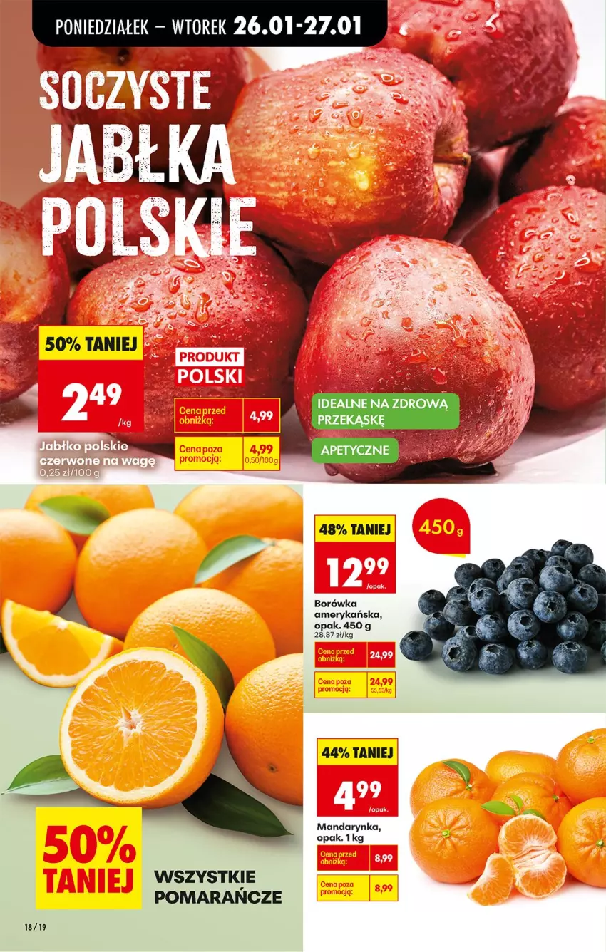 Gazetka promocyjna Biedronka - Gazetka - ważna 26.01 do 02.02.2026 - strona 20 - produkty: Borówka, Borówka amerykańska, Pomarańcze