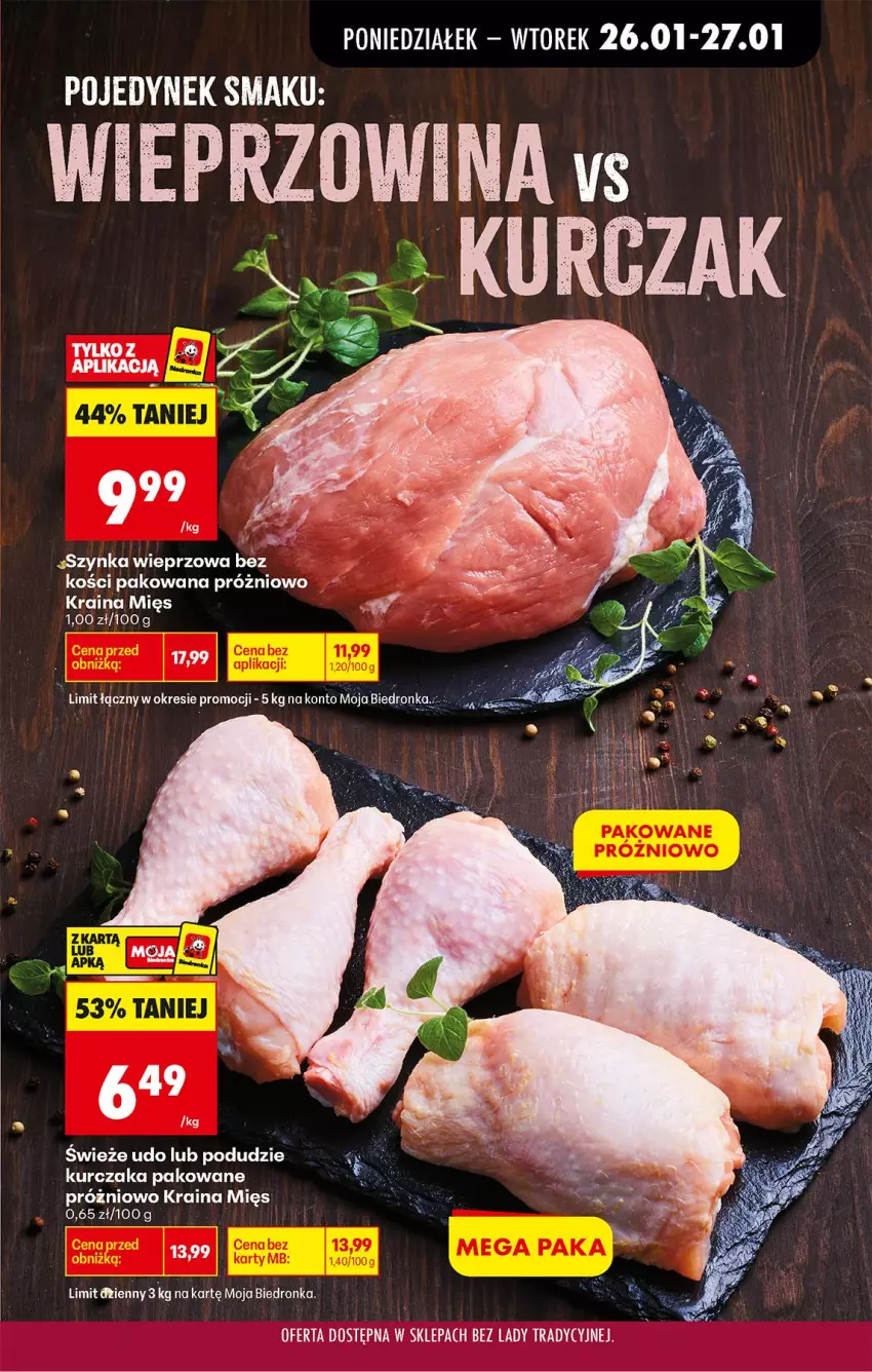 Gazetka promocyjna Biedronka - Gazetka - ważna 26.01 do 02.02.2026 - strona 27 - produkty: Kurczak, Szynka, Szynka wieprzowa