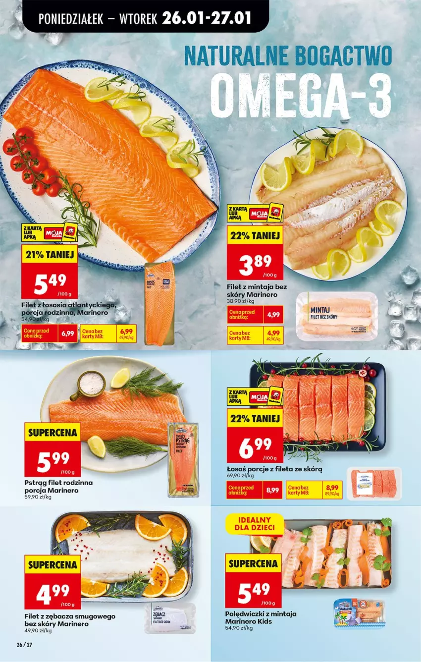 Gazetka promocyjna Biedronka - Gazetka - ważna 26.01 do 02.02.2026 - strona 30 - produkty: Mintaj, Por, Pstrąg