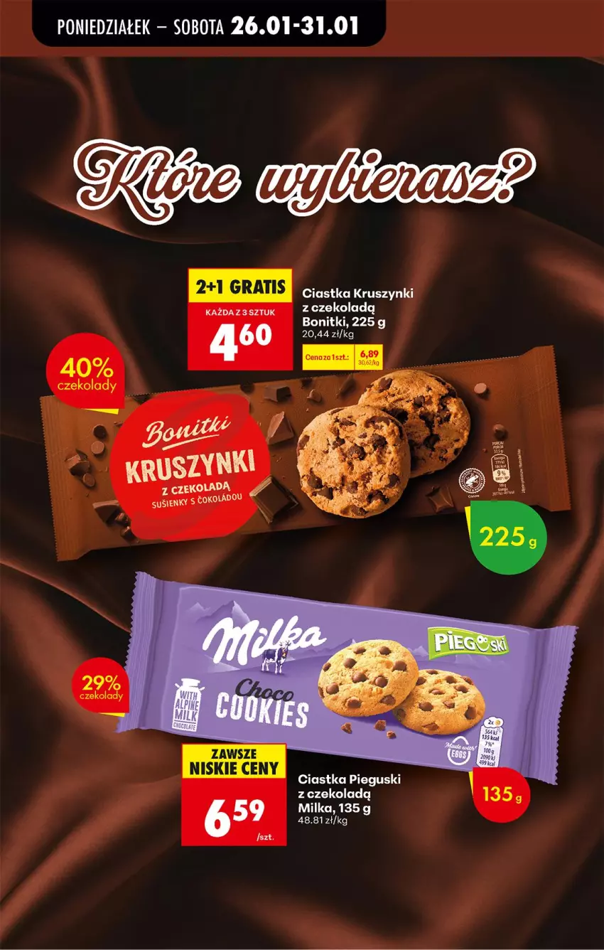 Gazetka promocyjna Biedronka - Gazetka - ważna 26.01 do 02.02.2026 - strona 46 - produkty: Bonitki, Ciastka, Gra, Milka