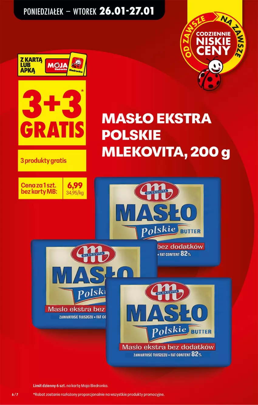 Gazetka promocyjna Biedronka - Gazetka - ważna 26.01 do 02.02.2026 - strona 6 - produkty: Gra, Masło, Mleko, Mlekovita, Por