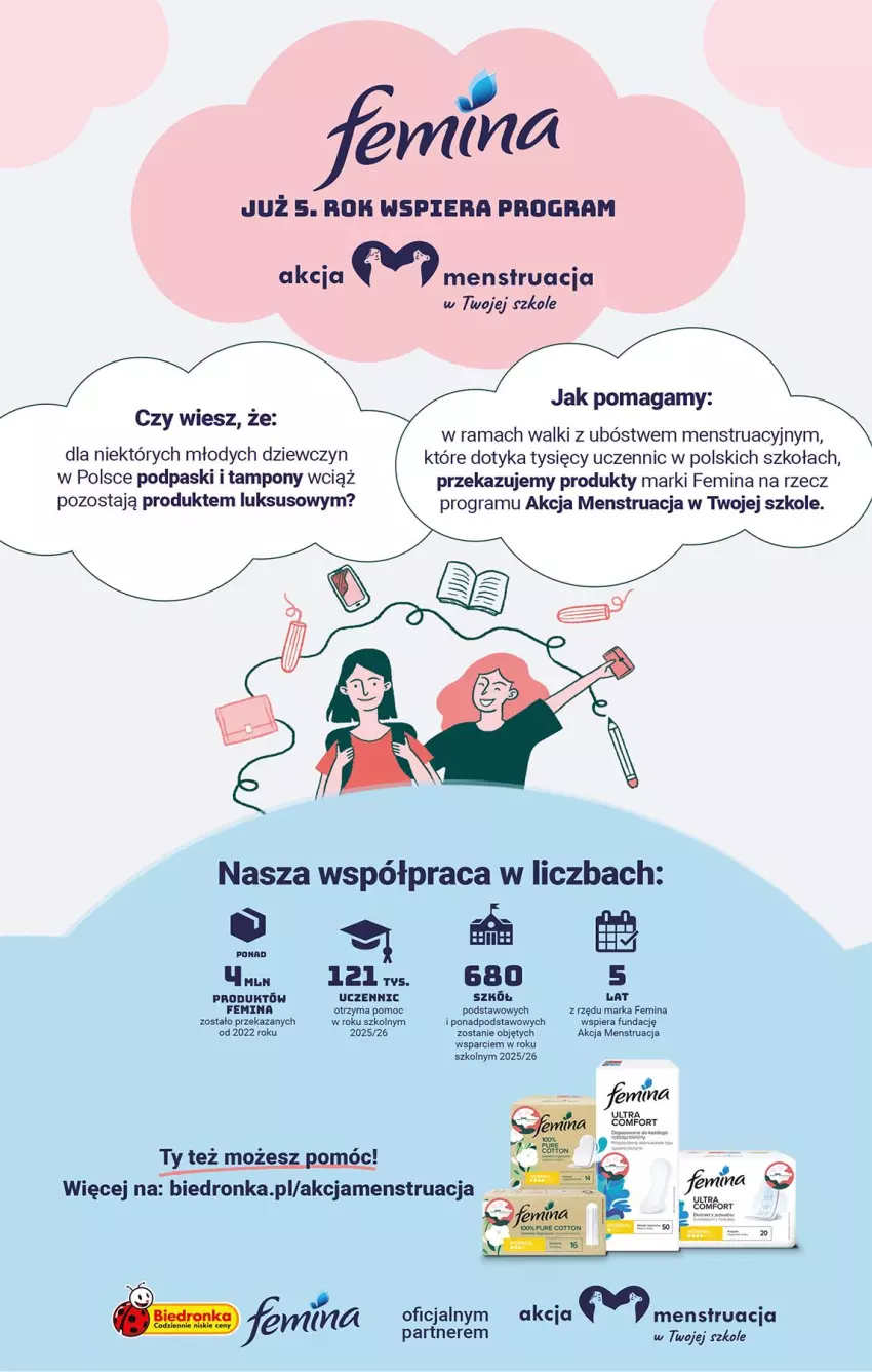 Gazetka promocyjna Biedronka - Gazetka - ważna 26.01 do 02.02.2026 - strona 64 - produkty: Gra, Podpaski, Rama, Tampony