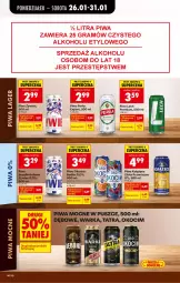 Gazetka promocyjna Biedronka - Gazetka - Gazetka - ważna od 02.02 do 02.02.2026 - strona 52 - produkty: Piwa, Piwo, Książęce, Por, Koc, Warka, Tatra, Perła, Radler, Okocim, Lech Premium