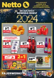 Gazetka promocyjna Netto - Artykuły spożywcze - Gazetka - ważna od 30.12 do 30.12.2023 - strona 1 - produkty: Piwa, Piwo, Gra, Papryka czerwona, Papryka, Coca-Cola, Napój gazowany, Sushi, Fanta, Sprite, Napój, Fa