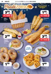 Gazetka promocyjna Netto - Artykuły spożywcze - Gazetka - ważna od 30.12 do 30.12.2023 - strona 26 - produkty: Rust, Bagietka, Półbagietka, Chleb