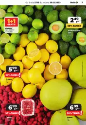 Gazetka promocyjna Netto - Artykuły spożywcze - Gazetka - ważna od 30.12 do 30.12.2023 - strona 7 - produkty: Pomelo, Limonka