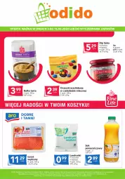 Gazetka promocyjna Odido - SUPER OFERTY! - Gazetka - ważna od 16.06 do 16.06.2022 - strona 1 - produkty: Sok pomarańczowy, Sok, Ser, Orzeszki, Kosz, Tarta, Salsa, Bułka tarta, Bułka