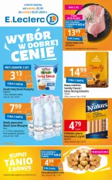 Gazetka promocyjna E Leclerc - Gazetka - ważna od 05.01 do 05.01.2024 - strona 1 - produkty: Kurczak, Tchibo, Szynka wieprzowa, Piątnica, Parówki, Kawa mielona, Kawa, Ziemniaki, Szynka, Parówki z piersi kurczaka, Fa