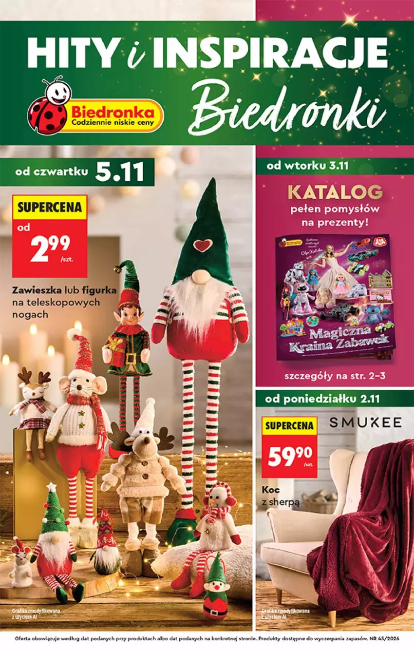 Gazetka promocyjna Biedronka - Okazje Tygodnia - ważna 31.10 do 14.11.2026 - strona 1 - produkty: Kret, Teleskop
